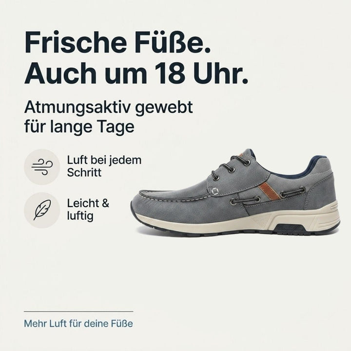 Boot – Bequeme Sneaker Herren mit Schnürung - Luftfreiheit