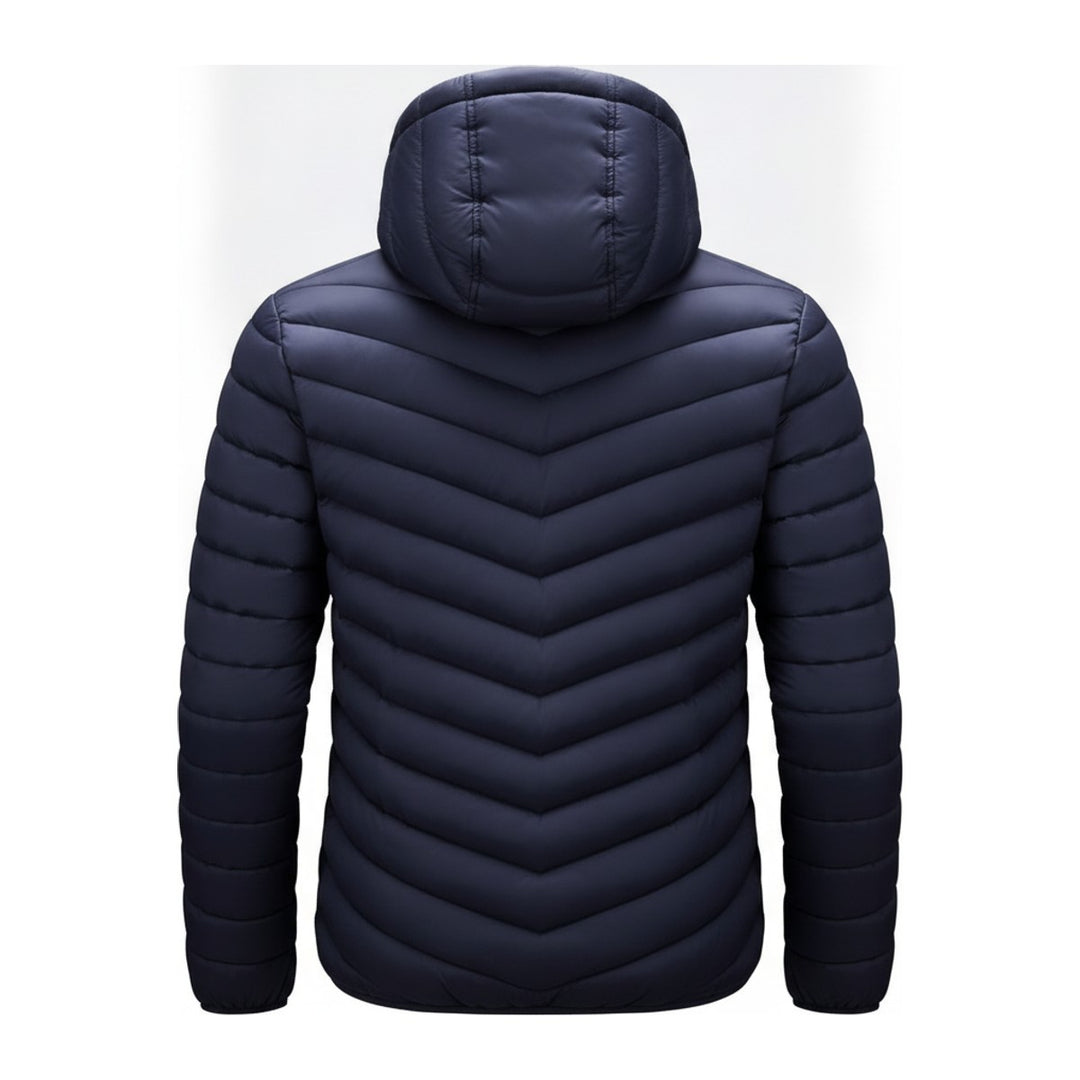 Lion – Steppjacken Herren in navy – Rückansicht