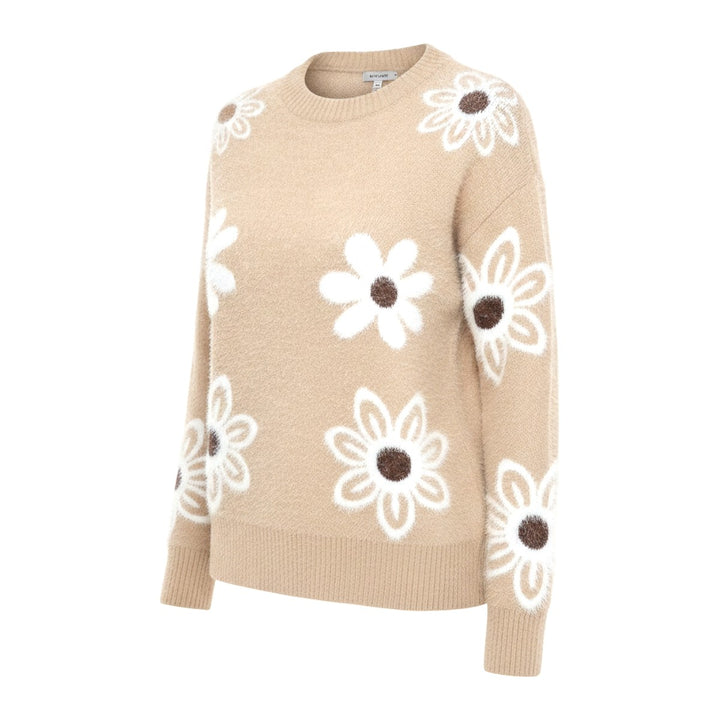 Cilly – Pullover Damen in beige – Seitenansicht