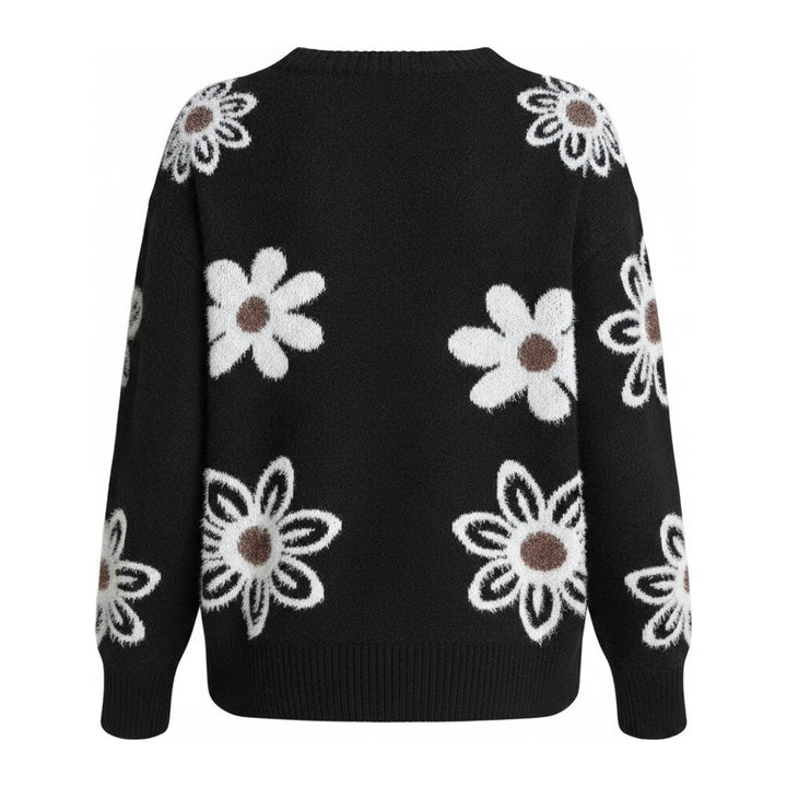 Cilly – Pullover mit Blumenmuster - Luftfreiheit