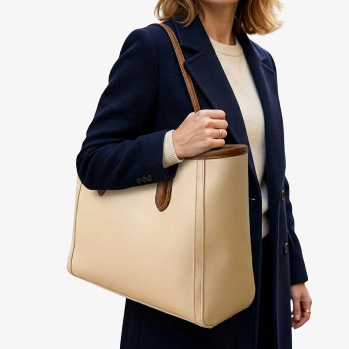Clara – Klassische Damen Schultertasche - Luftfreiheit