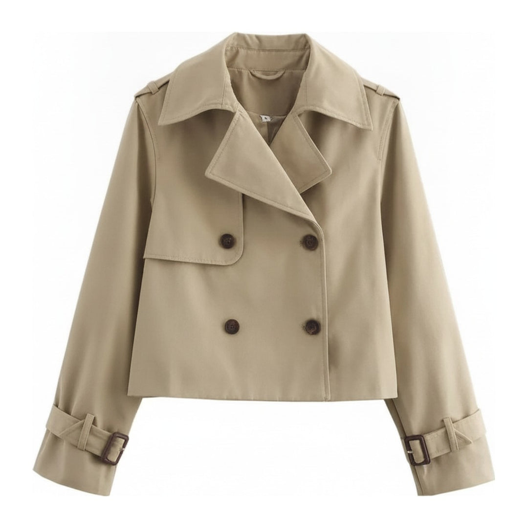 Nele – Jacken Damen in beige – Vorderansicht