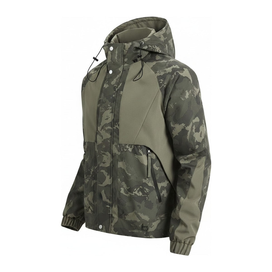 Teknik – Windbreaker Herren in grün – Seitenansicht