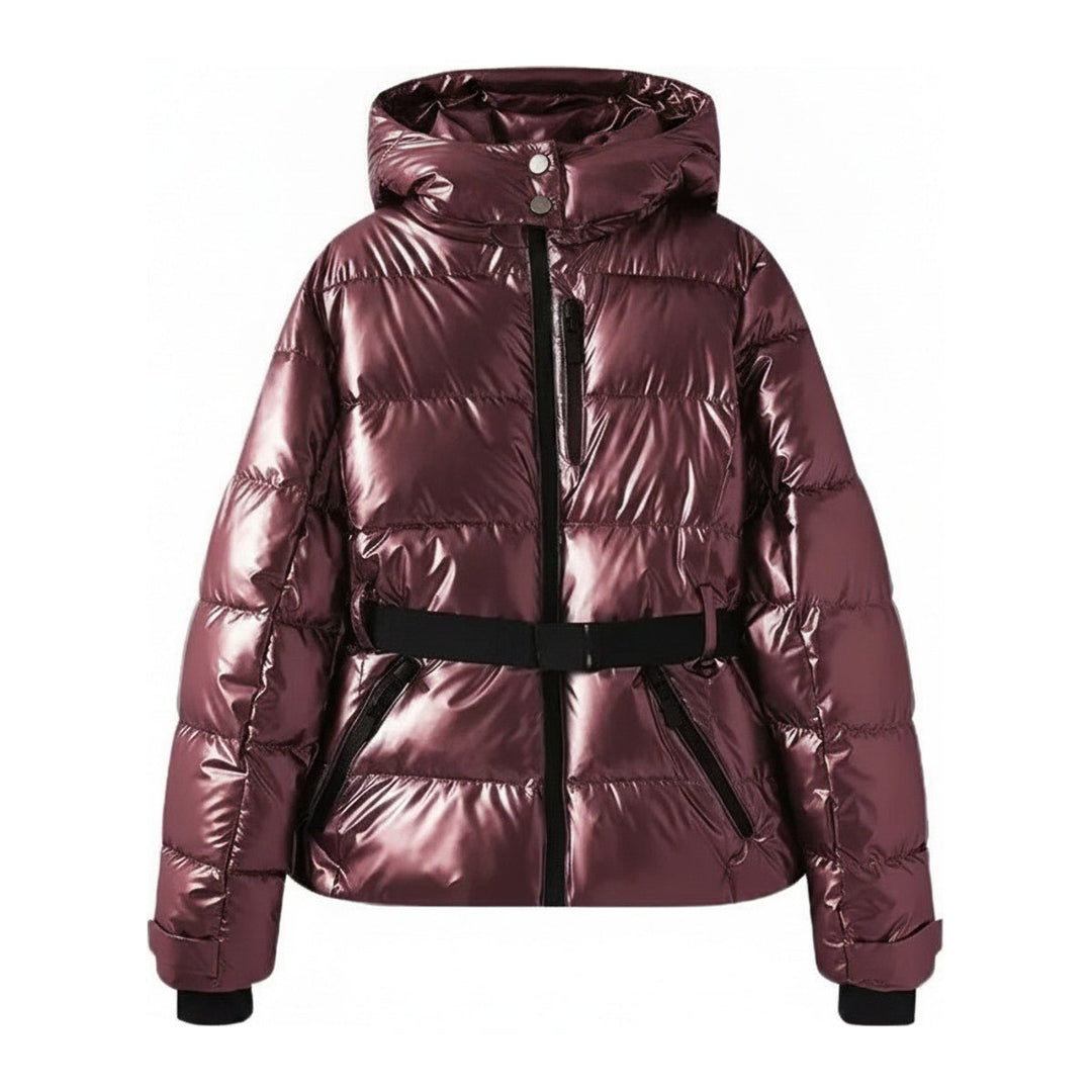 Dea – Steppjacke mit Gürtel und Kapuze - Luftfreiheit