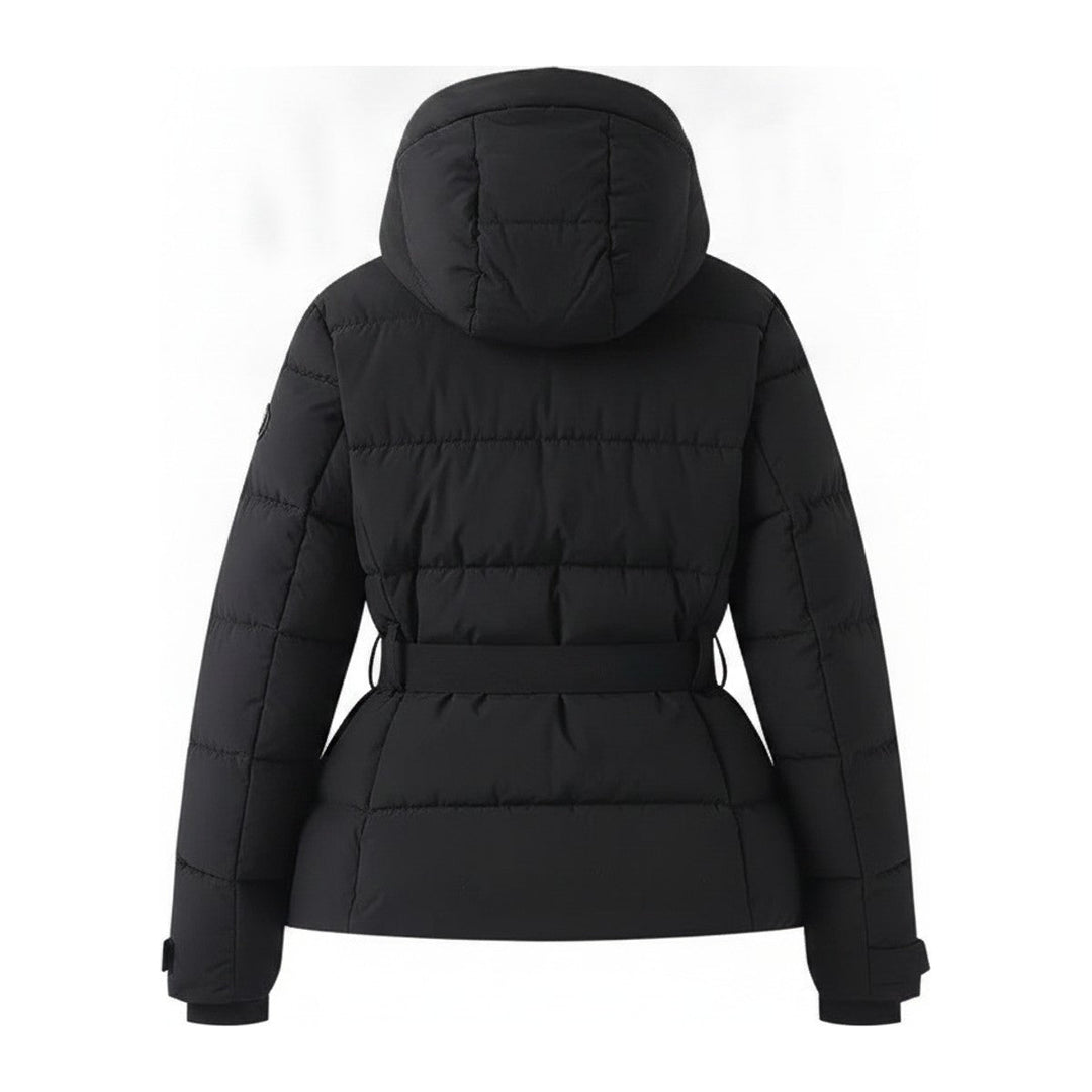 Dea – Steppjacke mit Gürtel und Kapuze - Luftfreiheit