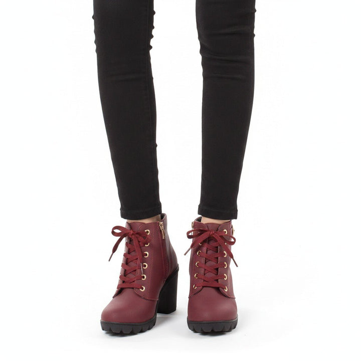 Diac – Stiefeletten mit Plateau-Schnürsohle - Luftfreiheit