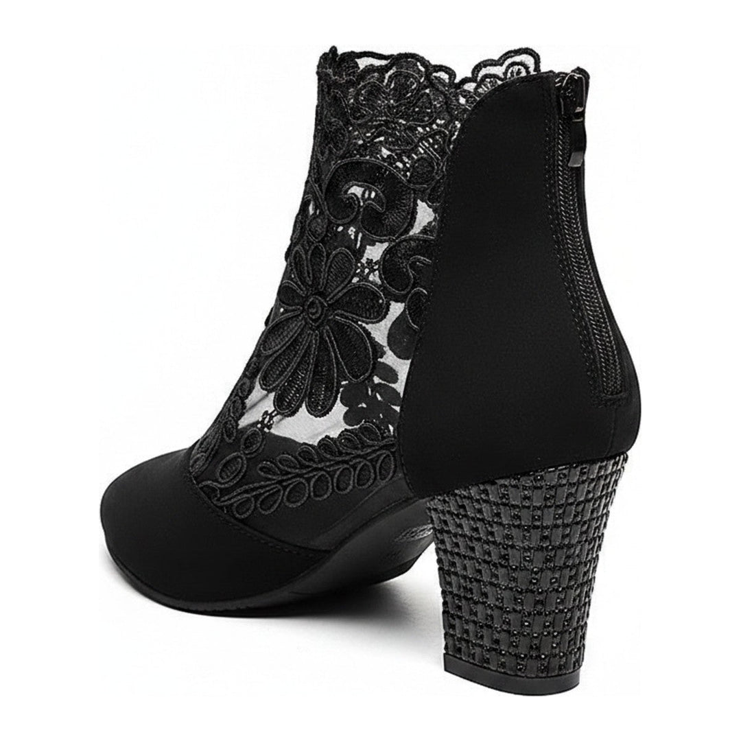 Doa – Stiefeletten mit Spitzenüberzug - Luftfreiheit