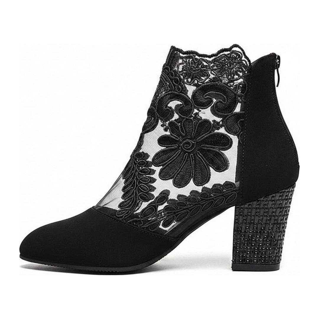Doa – Stiefeletten mit Spitzenüberzug - Luftfreiheit