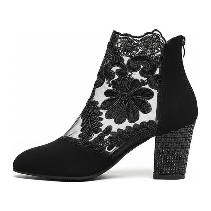 Doa – Stiefeletten mit Spitzenüberzug - Luftfreiheit
