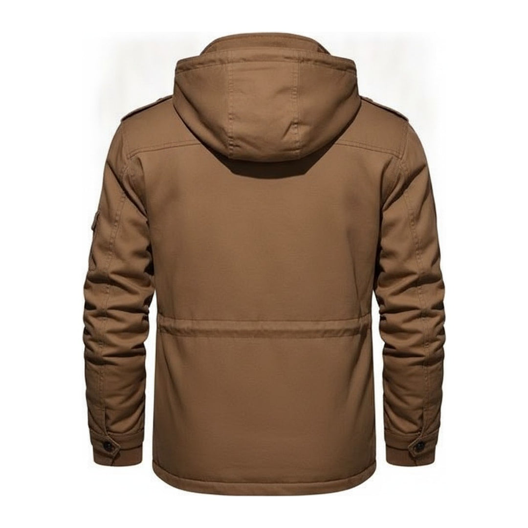 Tark – Jacken Herren in khaki – Rückansicht