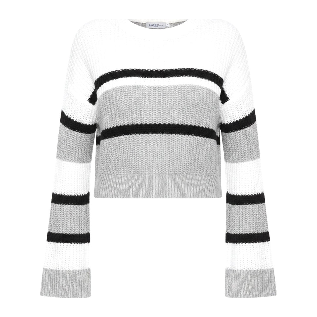 Ami – Pullover Damen in grau – Vorderansicht