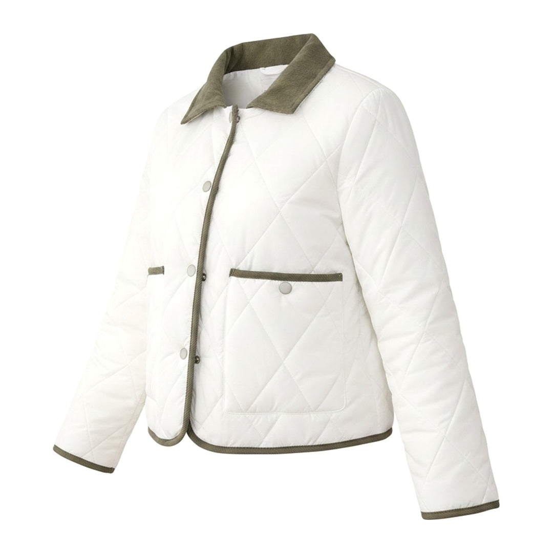 Tundra – Steppjacken Damen in weiss – Seitenansicht