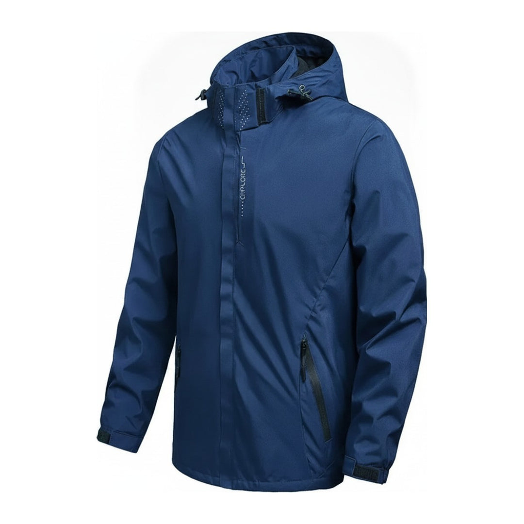 Ehp – Windbreaker in blau – Seitenansicht