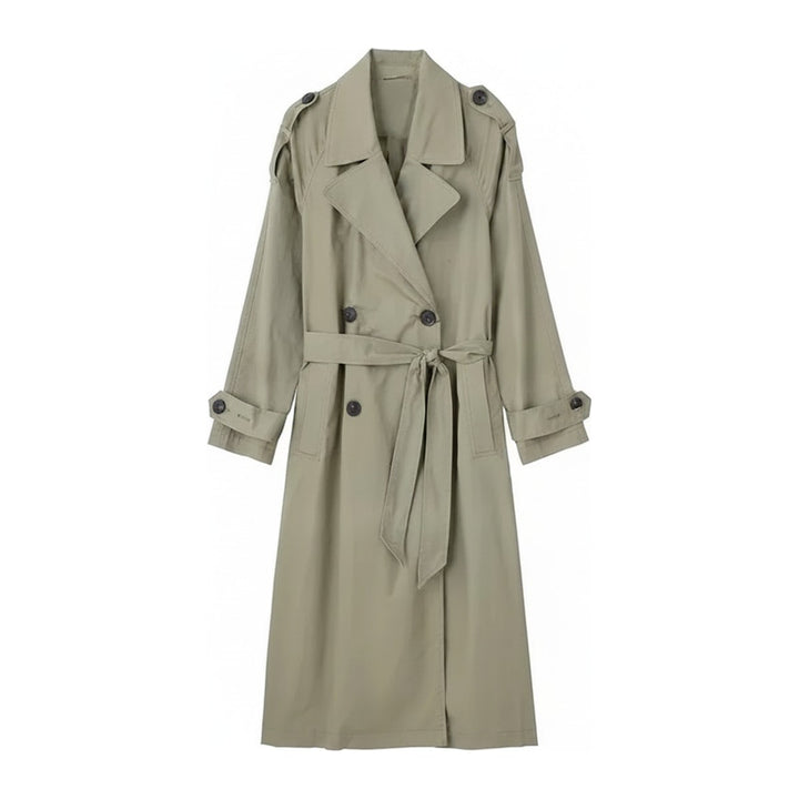 Jana – Trenchcoats Damen in grün – Vorderansicht