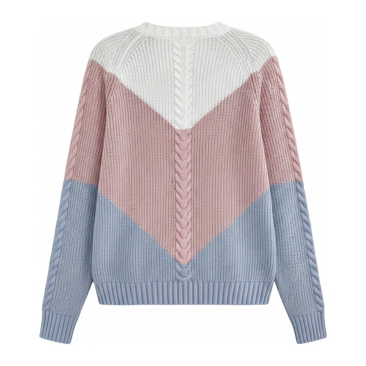 Hes – Pullover mit Zopfstrickmuster - Luftfreiheit