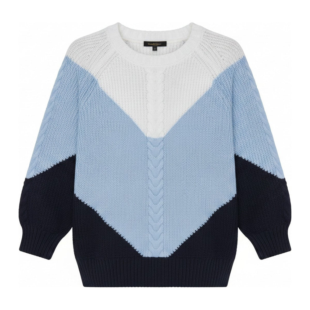 Hes – Pullover mit Zopfstrickmuster - Luftfreiheit