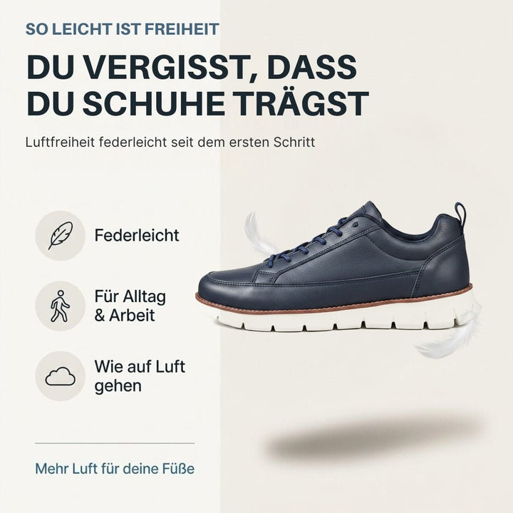 Laus – Bequeme Herren-Sneaker für lange Tage - Luftfreiheit