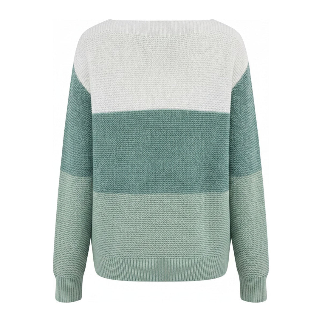 Leni – Pullover mit Colorblock-Muster - Luftfreiheit