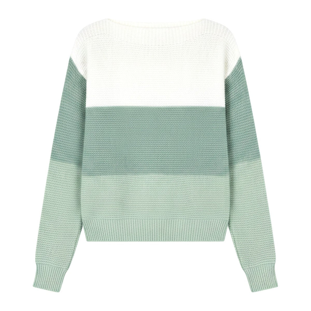 Leni – Pullover mit Colorblock-Muster - Luftfreiheit