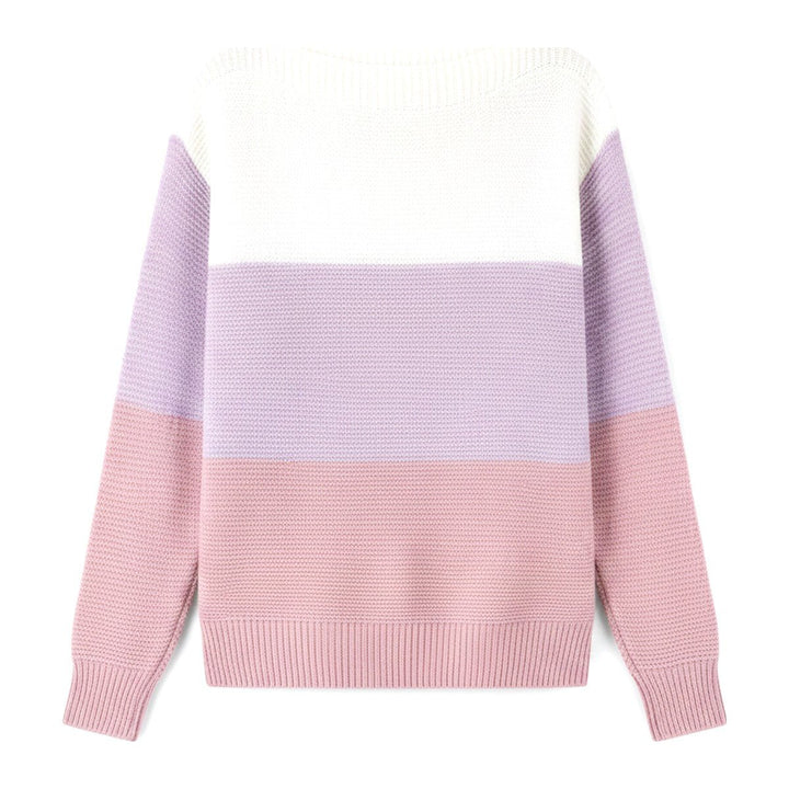 Leni – Pullover mit Colorblock-Muster - Luftfreiheit
