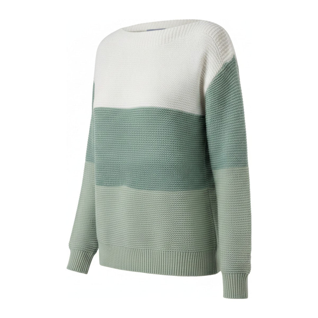 Leni – Pullover mit Colorblock-Muster - Luftfreiheit