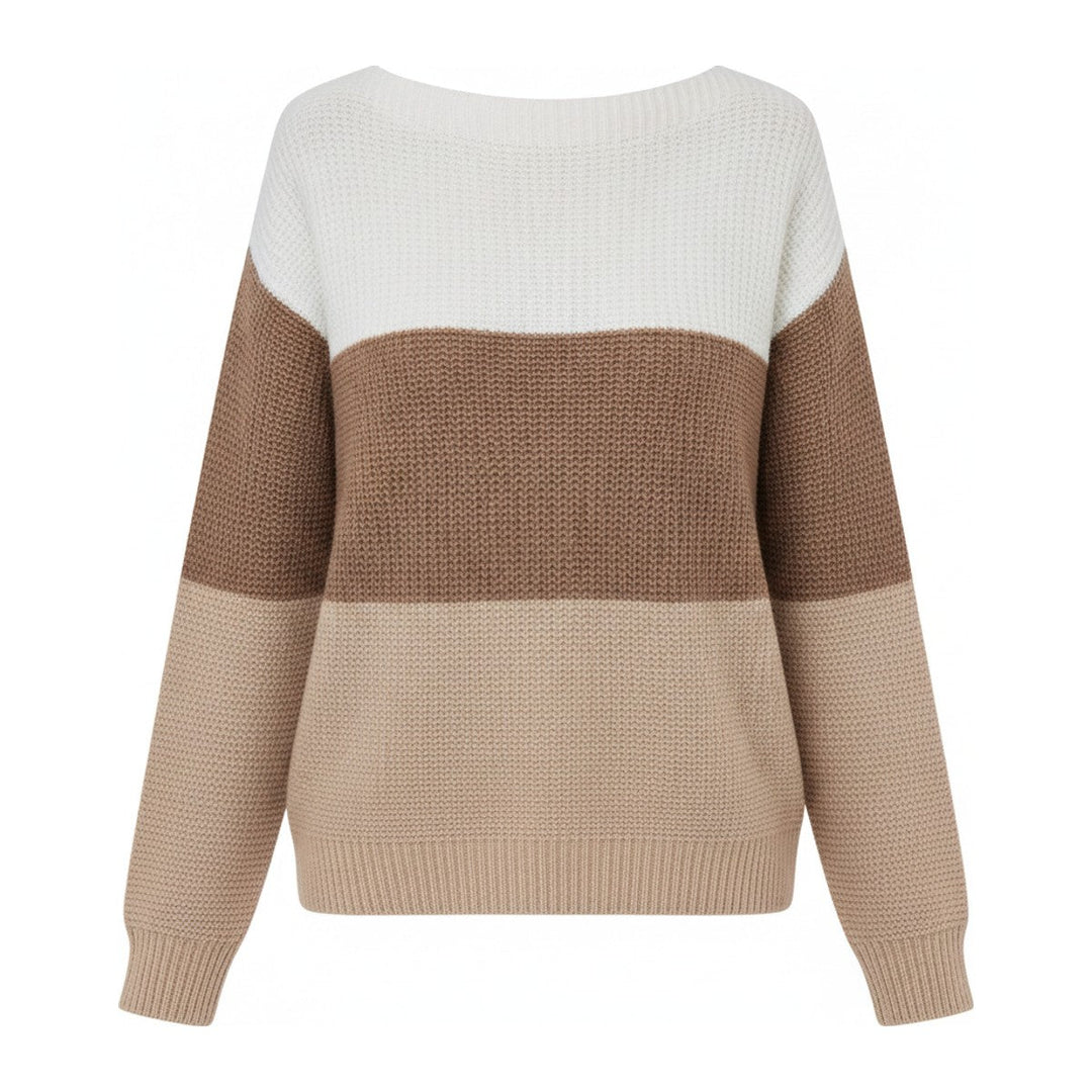 Leni – Pullover mit Colorblock-Muster - Luftfreiheit