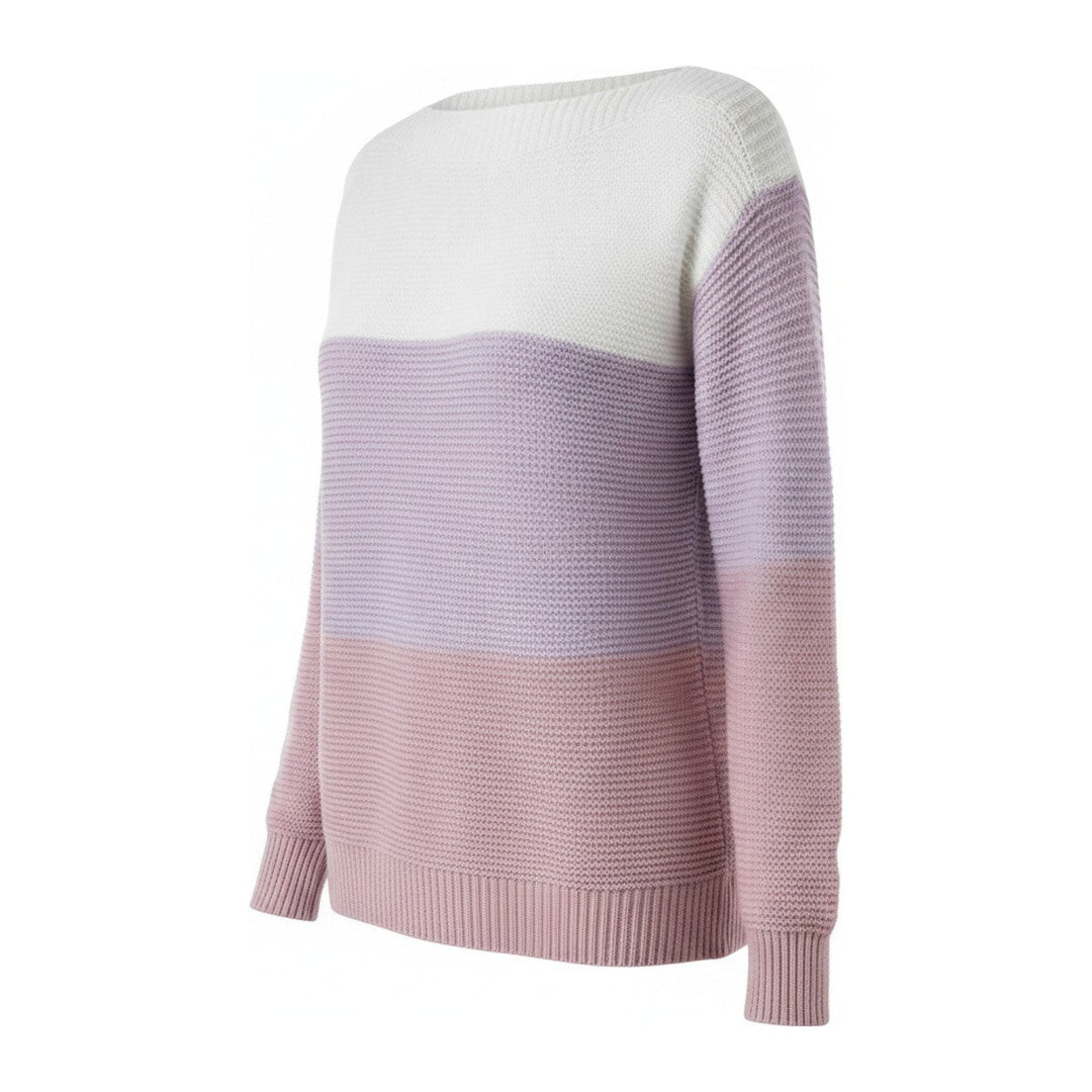 Leni – Pullover mit Colorblock-Muster - Luftfreiheit