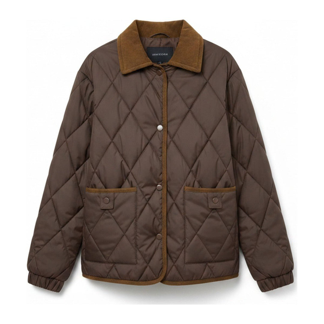 Lise – Steppjacke mit Cord-Details - Luftfreiheit