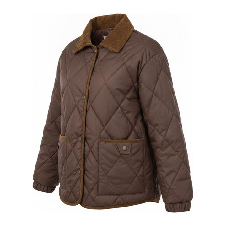 Lise – Steppjacke mit Cord-Details - Luftfreiheit