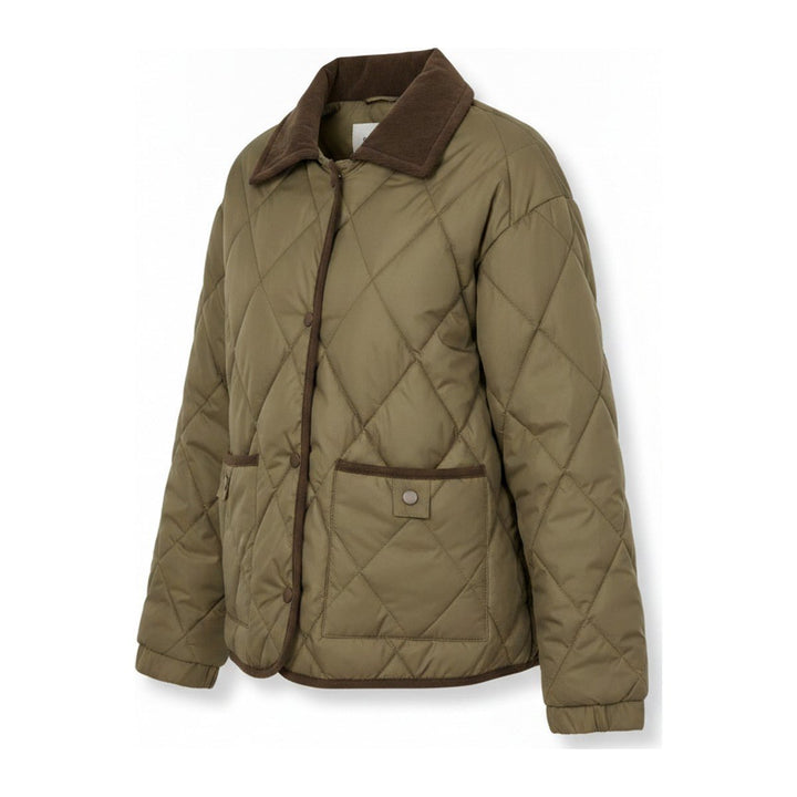 Lise – Steppjacke mit Cord-Details - Luftfreiheit