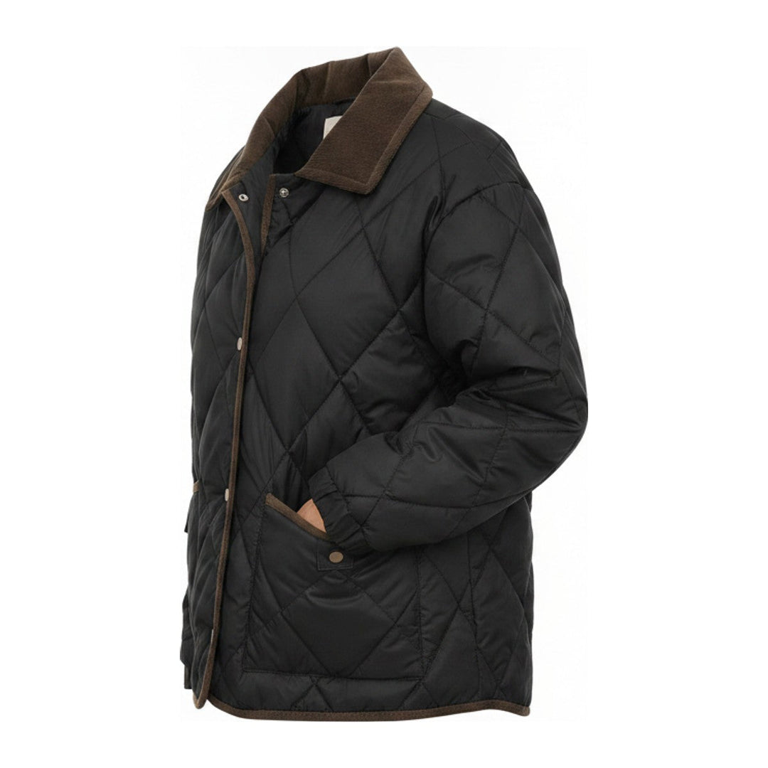 Lise – Steppjacke mit Cord-Details - Luftfreiheit