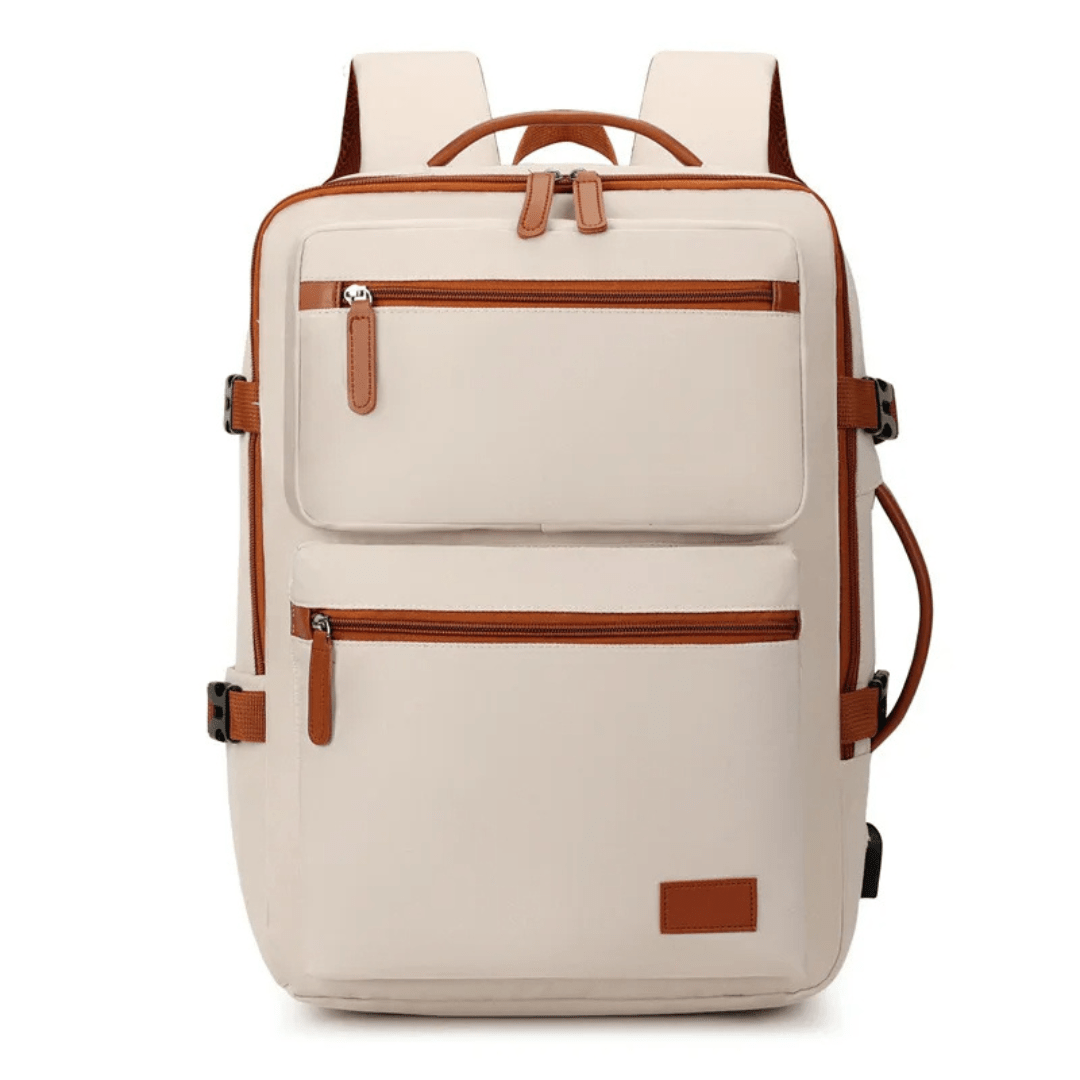 Berry Wickelrucksack Beige – Minimalistisches Design, 35-L-Fassungsvermögen