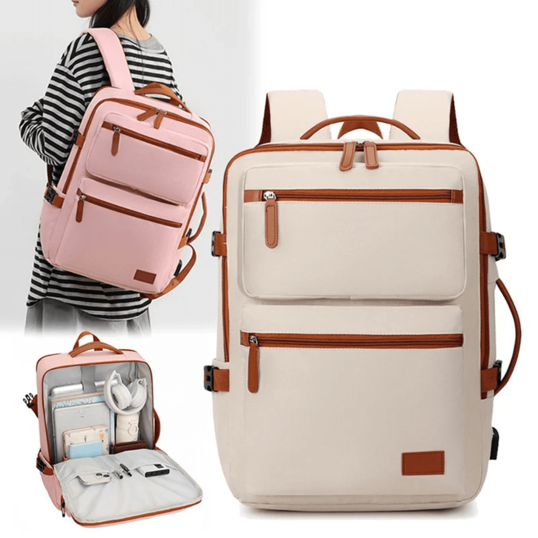 Berry Wickelrucksack Set – Rucksack, Wickelunterlage & Kinderwagen-Clips