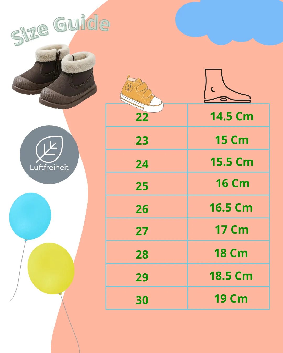 Luftfreiheit - Cree Ultraleichte Winter Schuhe für Kinder - Luftfreiheit