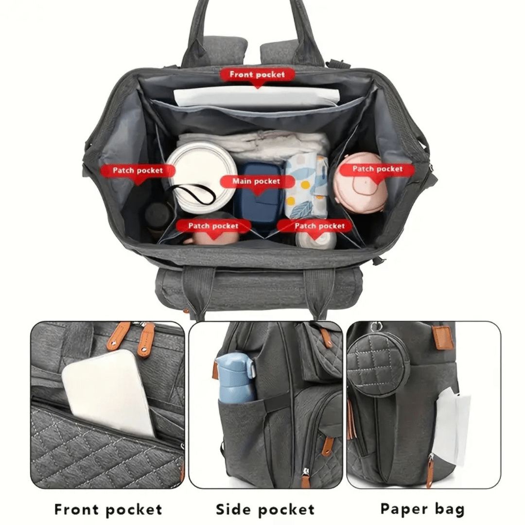 detail collage isoliertaschen organiser explorer