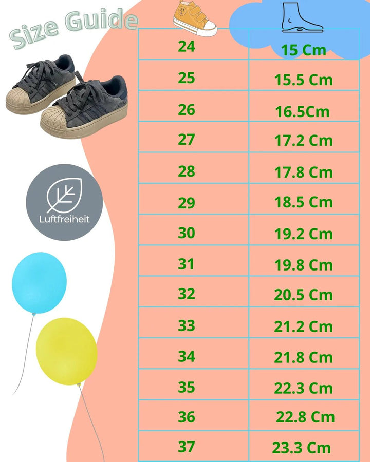 Luftfreiheit - Gerry Ultraleichte Sneaker Barfußschuhe für Kinder - Luftfreiheit