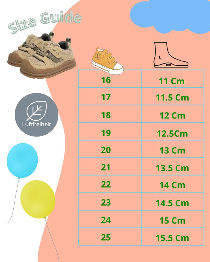 Luftfreiheit - HeadenBear Bob Ultraleichte Sneaker Barfußschuhe für Kinder - Luftfreiheit