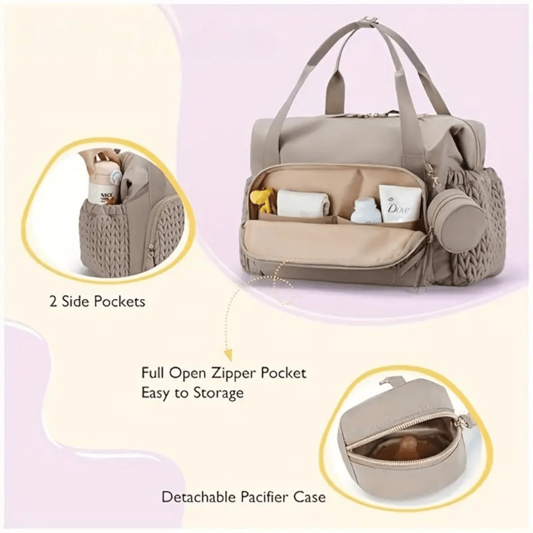 Nada Changing Bag Rosé – Interior Layout & Accessories in the Moodboard