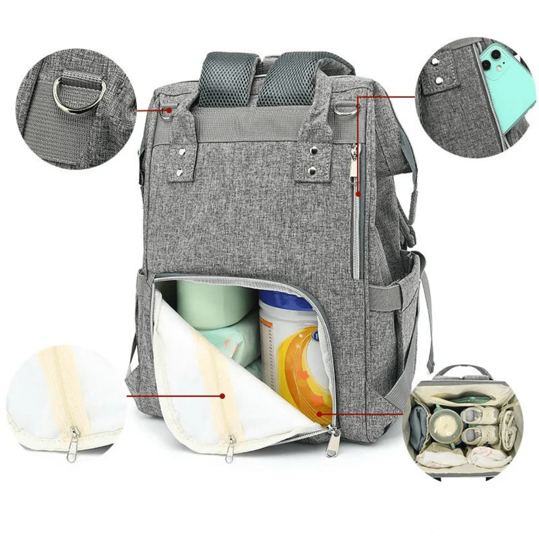 zubehoerset mit kinderwagenhaken und isoliertasche