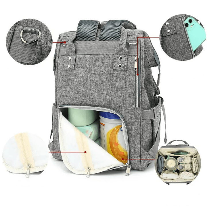 zubehoerset mit kinderwagenhaken und isoliertasche