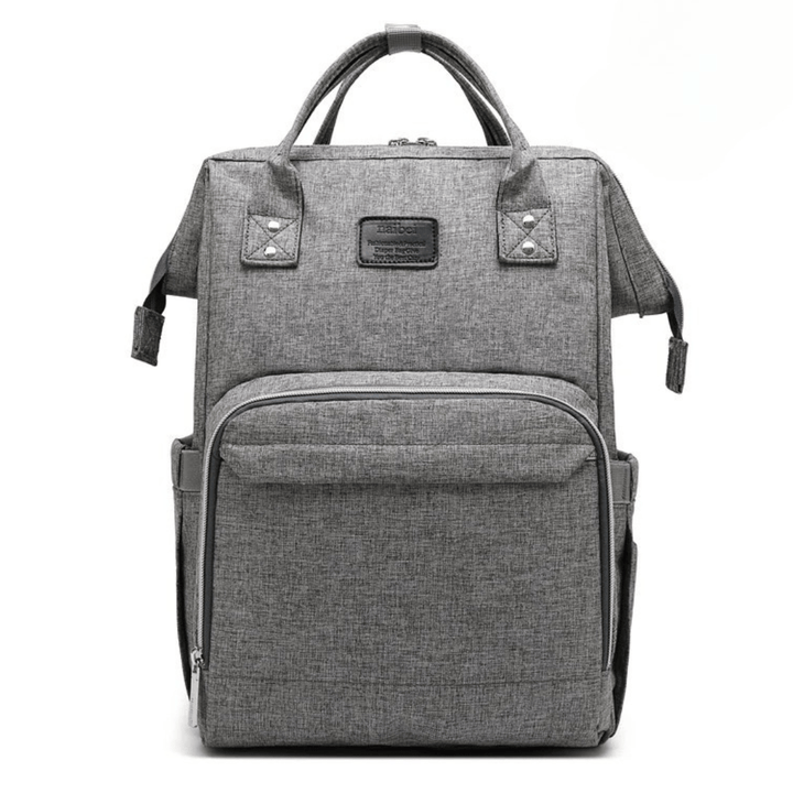 grauer wickelrucksack frontansicht