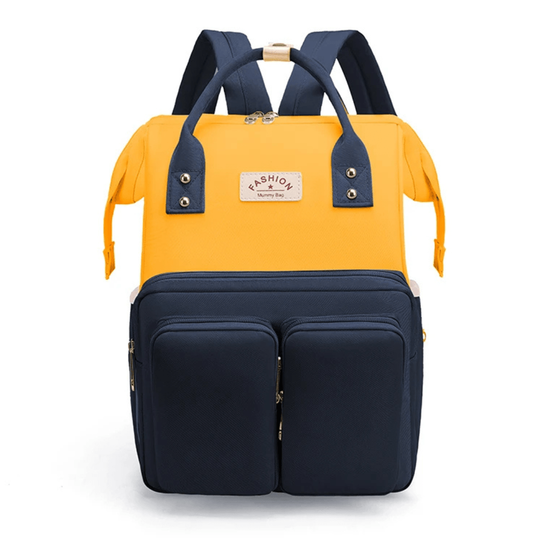 Tebby Wickelrucksack gelb frontansicht