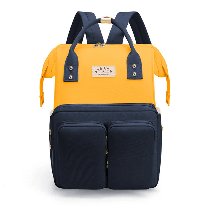Tebby Wickelrucksack gelb frontansicht
