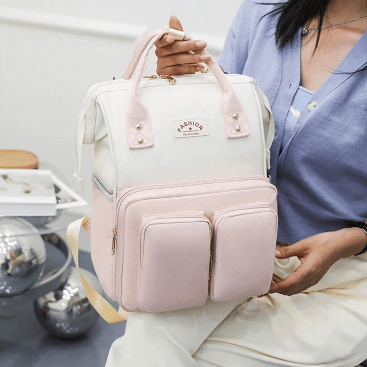 Rosa Tebby Wickelrucksack im buggy