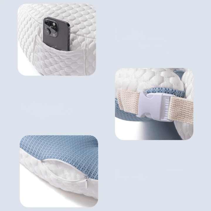 Kompakte Aufbewahrungsbox / Würfel-Tasche für das Willow Stillkissen
