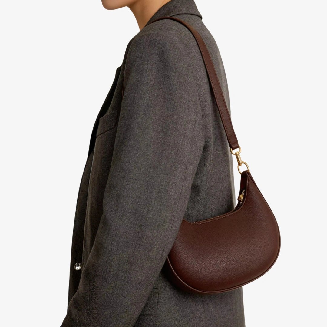 Luna – Mini Schultertasche im Halbmond - Design - Luftfreiheit