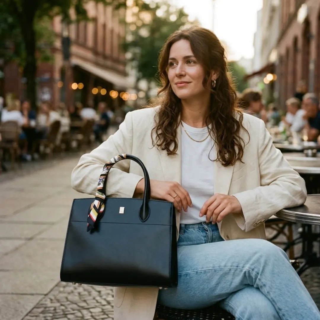 Mailand Handtasche – Classic mit Twilly - Schal - Luftfreiheit