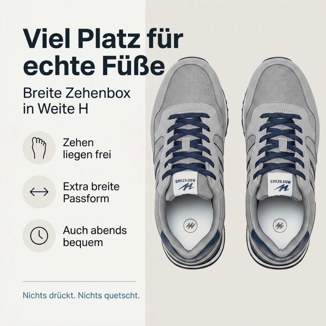 Merver – Retro Herren-Sneaker mit Luftpolster - Luftfreiheit