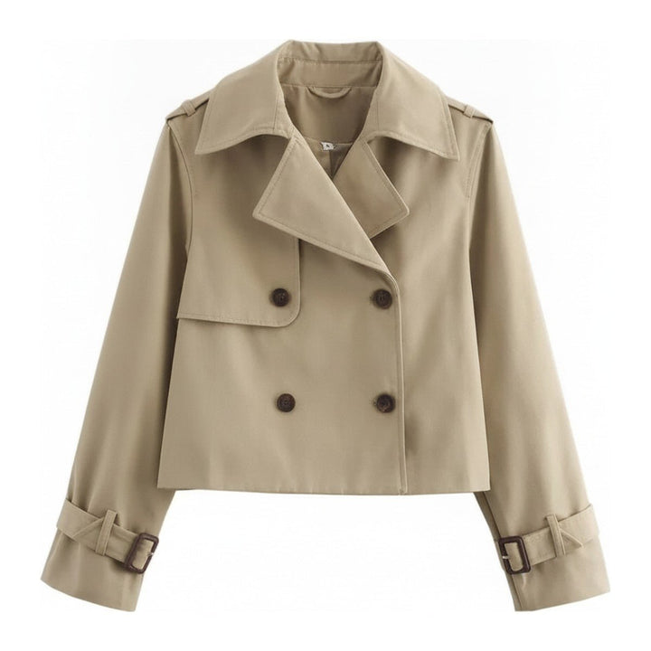 Nele – Kurzer Trenchcoat im Military-Stil - Luftfreiheit