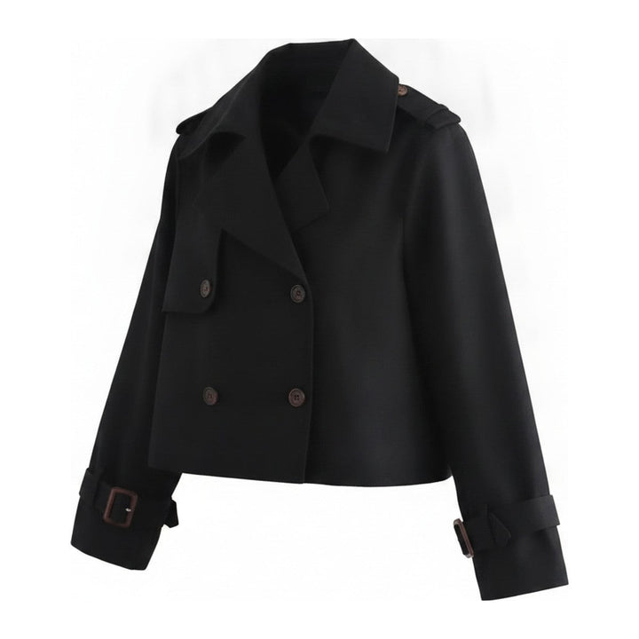 Nele – Kurzer Trenchcoat im Military-Stil - Luftfreiheit